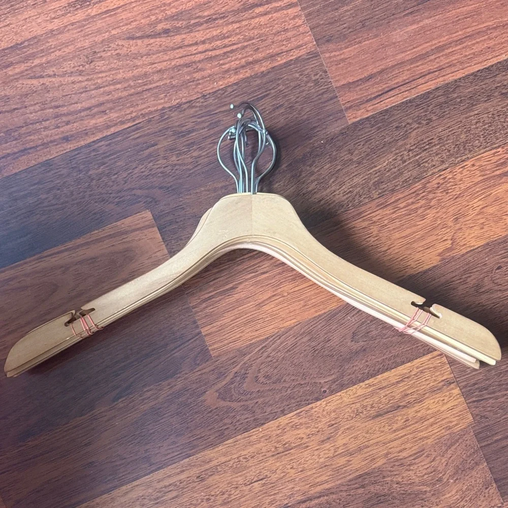 10 Wooden Hangers